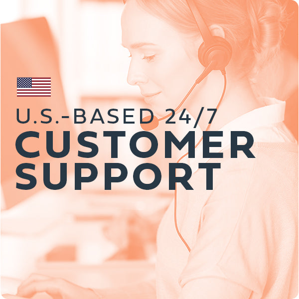 Lainly provides U.S. based customer support 24/7.