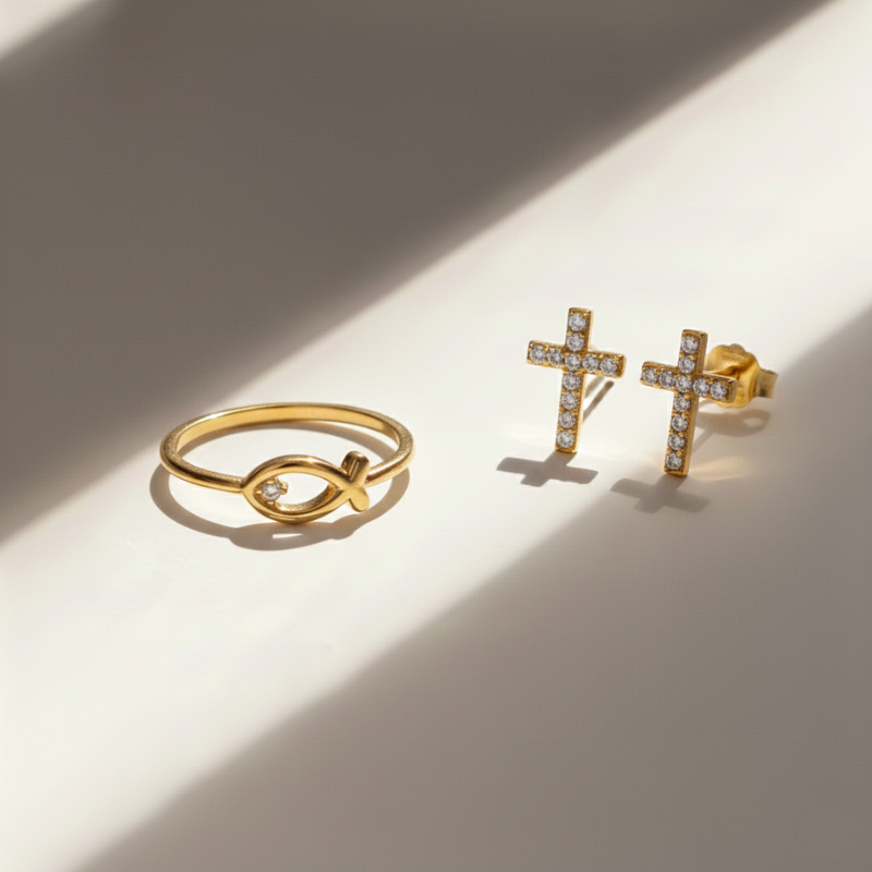 Jesus Fish Ring