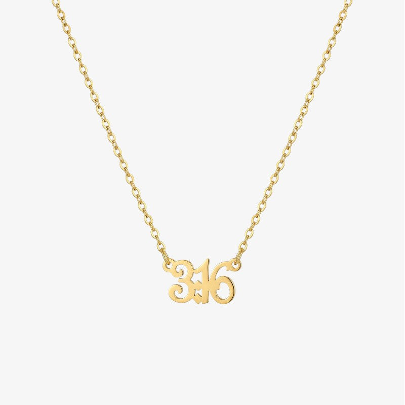 Scripture Necklace – personalized Bible verse Christian necklace in 18k gold and silver by Lainly™