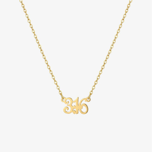 Scripture Necklace – personalized Bible verse Christian necklace in 18k gold and silver by Lainly™