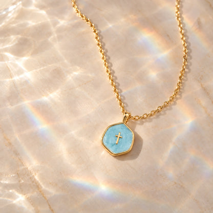 Medallion Cross Necklace