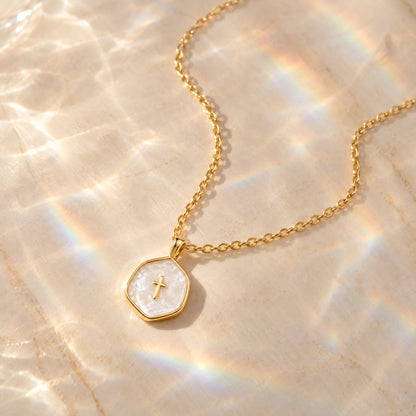 Medallion Cross Necklace